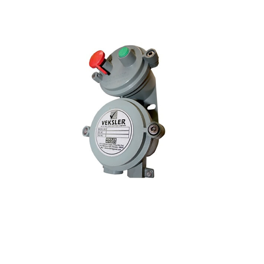 Veksler Flameproof push button station, Ex d IP-66 control enclosure